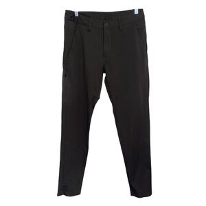 BYLT Pants Mens Small Everyday 2.0 Olive Green Stretch Casual Zipper Pocket